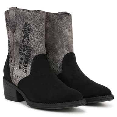Blowfish Malibu Womens Rebel 2 Western Ankle Bootie Black/Charcoal 7.5 M - Image 7