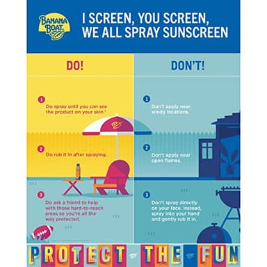 Banana Boat Sport Ultra SPF 50 Sunscreen Spray | Banana Boat Sunscreen Spray SPF 50, Water Resistant, Oxybenzone-Free, Sunblock, 6oz each Twin Pack - Image 11