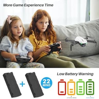 SIMREX Drone With Camera 1080P for Kids And Adults, RC Quadcopter with Altitude Hold, Mini Drone With One Key Start, Waypoint Fly, Headless Mode, 3D Flip, 3 Speeds, Remote Control Drone for Beginners - Image 5