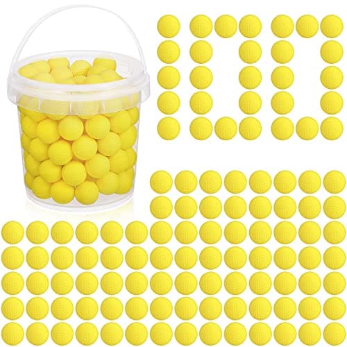100 Rounds Refill Balls Ammo Compatible with Nerf Rival Gun, TiopLior Foam Bullet Ball Replacement Refill Pack Fit for Rival(HIR, High-Impact Rounds) - Image 1
