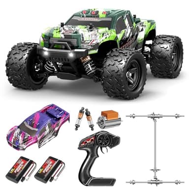 X-TMAGA Rc Cars 1:18 All Terrain RC Car for Adults & Boys (18305), 4WD Off-Road RC Truck High Speed Fast 40+ KPH, 4X4 Waterproof Remote Control Car with 2 Rechargeable Batteries - Image 1