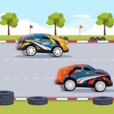 Aruytps 36PCS Mini Pull Back Cars for Kids Toddlers 3-5 4-8 Years Old, Race Cars Party Favors Bulk Vehicles Set, Classroom Prizes Box Pinata Fillers for Boys and Girls - Image 3