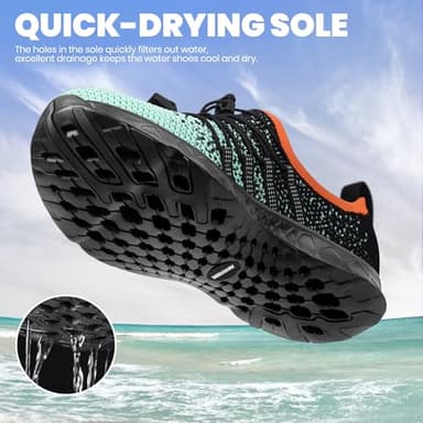SEEKWAY Mens Womens Water Shoes Quick Dry Aqua Shoes Barefoot for Beach Surf Hiking Pool Water Sports - Image 3
