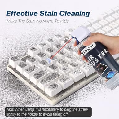 BERIOVE Keyboard Cleaner Air Spray for Laptop - Keyboard Cleaner Air Duster Cleaning - Car Duster Air Blower - Image 3