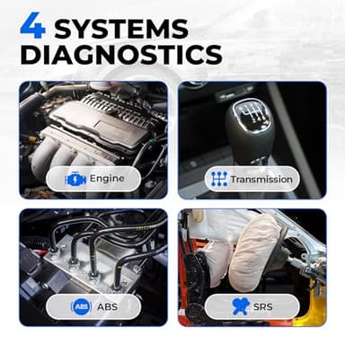 OBD2 Scanner TOPDON AD500, Oil SAS Throttle TPMS BMS EPB Reset, Engine ABS SRS Transmission, Diagnostic Scan Tool, AutoVIN, Car Check Engine Code Reader with Battery Test, Lifetime Wi-Fi Free Update - Image 2