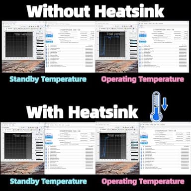 Atdcoek M.2 Heatsink with Thermal Silicone Pad for PS5/PC/Workstation - NVME Heatsink, SSD HeatSink, M.2 Heat Sink - Image 6