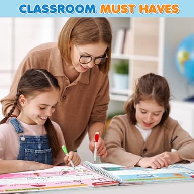 Preschool Learning Activities Kindergarten Workbooks, Toddler Alphabet Learning Educational Toys for 2 3 4 5 Year Old, Pre k Montessori Handwriting Practice, Tracing Activity Books for Kids Ages 3-8 - Image 4