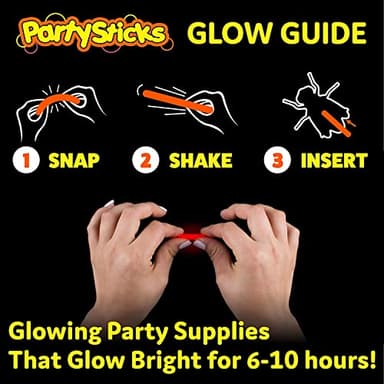 Glow Critters and Halloween Trick or Treat Glow Skeletons and Pumpkins - Glow Sticks Party Favors - Glow in The Dark Party Supplies - Image 4