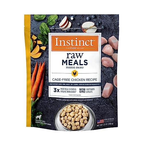 Instinct Freeze Dried Raw Meals, Natural Dry Dog Food, Grain Free - Cage Free Chicken, 25 oz. Bag - Image 1