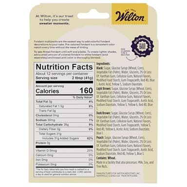 Wilton Decorator Preferred Various Skin Tone Fondant Icing - Image 2