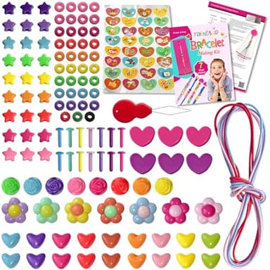 Friendship Bracelet Making Kit toys ,ages for 8 9 10 11 12 Year Old Girls, Kids Travel Activity Set,diy kit,Arts and Crafts Bracelets String Maker Kit ,Great Christmas Birthday Gifts (lt blue-blue) - Image 2