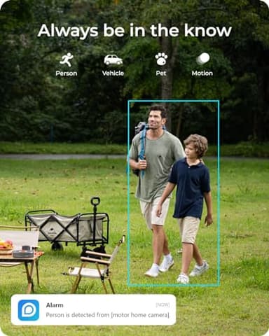 REOLINK 4K LTE Cellular Security Camera Wireless Outdoor, No WiFi, 3G/4G LTE, Solar Powered, SIM Card+32GB SD Card Included, Color Night Vision, Local/Cloud Storage, Go PT Ultra+SP, Updated Version - Image 5