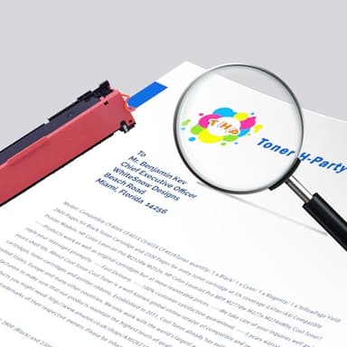 206X 206A Toner Cartridges 4 Pack High Yield M283fdw N283cdw Set Compatible Replacement for HP 206X 206A Color Laserjet Pro MFP M283cdw M255dw M283 Printer Ink (with Chip, Black Cyan Yellow Magenta) - Image 7