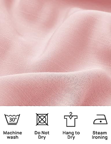 ZESICA Women's 2025 Summer Boho Spaghetti Strap Square Neck Solid Color Ruffle A Line Beach Long Maxi Dress,Pink,Medium - Image 6