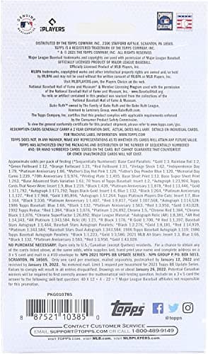 2021 Topps Update Baseball Hanger Box (67 Cards Per Box) - Image 2