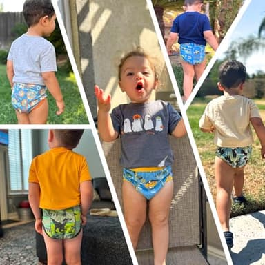 MooMoo Baby Potty Training Underwear 10 Packs Absorbent Toddler Training Pants for Boys and Girls Cotton 3T - Image 5
