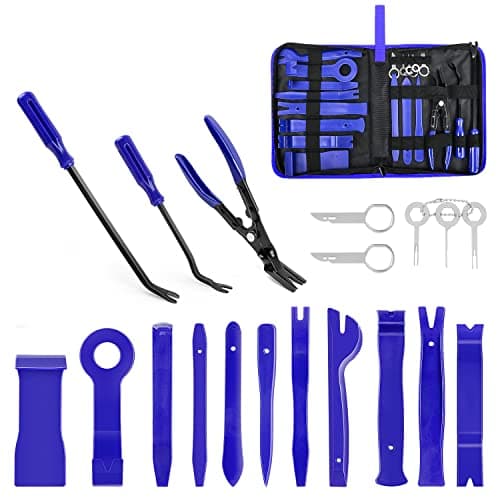GOOACC - GRC-49 19Pcs Trim Removal Tool Set & Clip Plier Upholstery Remover Nylon Car Panel Removal Set with Portable Storage Bag - Image 1