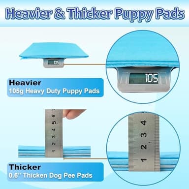 Dogcator Dog Pee Pads Extra Large 30"x36", 30 Count Super Absorbent Pee Pads for Dogs, Disposable Urine Bed Pads for Doggie, Thicken XXL Puppy Pads, Piddle Pads X-Large for Indoor, Outdoor Use - Image 3