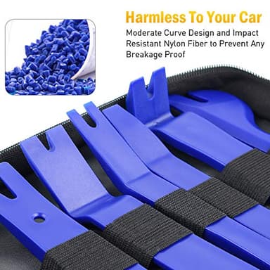 GOOACC - GRC-49 19Pcs Trim Removal Tool Set & Clip Plier Upholstery Remover Nylon Car Panel Removal Set with Portable Storage Bag - Image 7