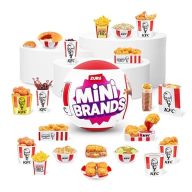 Mini Brands KFC® Series 1 Mystery Capsule by ZURU Real Miniature KFC® Brand Collectible Toy, Capsules of 5 Mystery Miniature KFC® for Girls, Teens, Adults and Collectors - Image 3