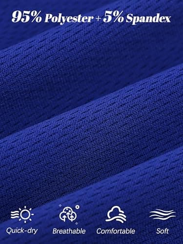 Resinta Toddler Boys Shorts Boys Quick Dry Athletic Pull-On Shorts with Elastic Waist for Summer Playwear (US, Age, 4 Years, 4, Black, Gray, Navy, Royal Blue) - Image 2