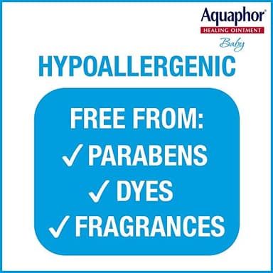 Aquaphor Baby Healing Ointment Advanced Therapy Skin Protectant, Dry Skin and Diaper Rash Ointment, 7 Oz Tube - Image 9