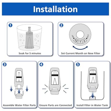 Replacement Water Filter for Breville Barista Touch Espresso Machine BES880 BES881, Barista Pro BES878, Oracle Touch BES990, Oracle BES980, Dual Boiler BES920 Bambino ClaroSwiss Sage, BES008WHT0NUC1 - Image 4