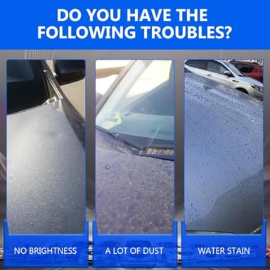 Sopami Car Coating Spray - Quick Effect Coating Agent, Hydrophobic Wax Polish, Scratch Repair & Waterless Wash, Oil Film Emulsion Glass Cleaner, Long-Lasting Shine (2Pcs) - Image 4