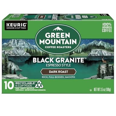 Green Mountain Coffee Roasters Black Granite, Keurig Single Serve K-Cup Pods, Espresso Style Dark Roast, 60 Count (6 Packs of 10) - Image 7