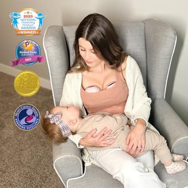 MomMed Wearable Breast Pump S21 - Leak-Proof Design, Hands-Free Double Portable Electric Breast Pump with 9 Levels - 24mm Shield - Image 4
