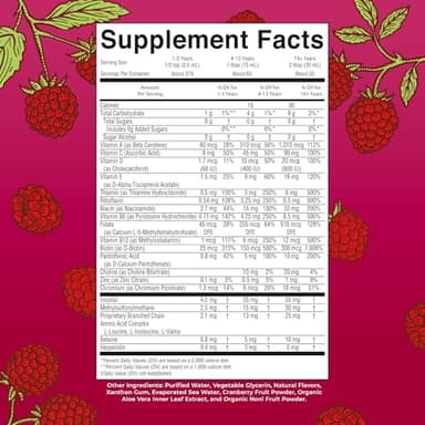 MaryRuth Organics Liquid Morning Multivitamin for Women, Men & Kids | Vitamin A C D E B6 B12 Biotin Zinc | Beauty | Vegan | Non-GMO | Gluten Free | 32 Servings - Image 2