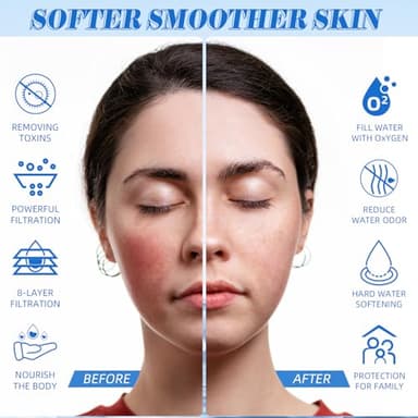 CUOLL Bath Filter for Tub - Bathtub Water Filter for Softer Skin & Hair, 8 Stages Hotel Grade Filtration Bath Water Filter,2,500 Gal of Filtration, BPA Free, Easy to Install(White) - Image 6