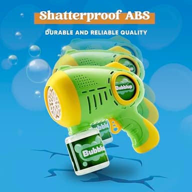 JOYIN 2 Kids Bubble Guns with 4 Bottles Solution, Automatic Bubble Machine Gun with 8 Holes for Kids, Adults, Summer Toys, Easter Basket Stuffers, Birthday Gift, Party Favors - Image 5