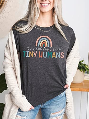Teacher Shirts Funny Women’s Teacher Life T Shirt Graphic Tees Cute Casual Soft Cotton Shirts Tops Medium - Image 2