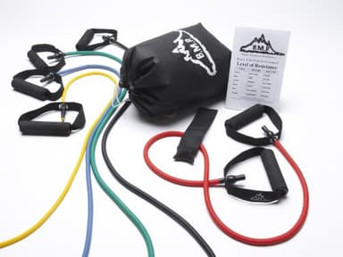 Black Mountain Products Resistance Band Set (Five Bands Included) - Image 5