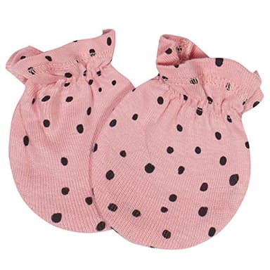 Gerber Baby Girls Cap and Mitten Sets 8pc Pink Bear Newborn - Image 4