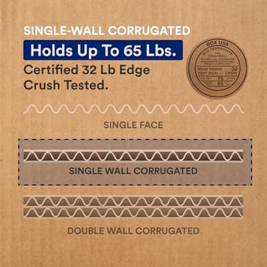 BOX USA Moving Boxes Large 20"L x 20"W x 15"H 12-Pack - Corrugated Cardboard Box for Shipping, Mailing, Packing, Packaging and Storage - Image 5