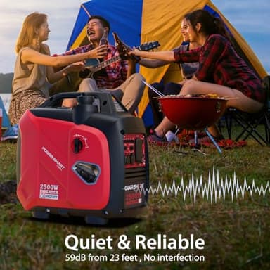 PowerSmart 2500-Watt Portable Inverter Generator with Quiet Technology and CO Protect - Image 4