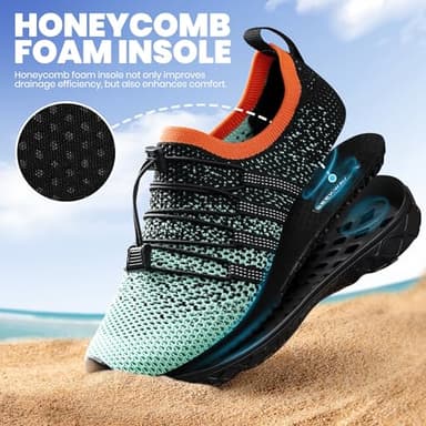 SEEKWAY Mens Womens Water Shoes Quick Dry Aqua Shoes Barefoot for Beach Surf Hiking Pool Water Sports - Image 4