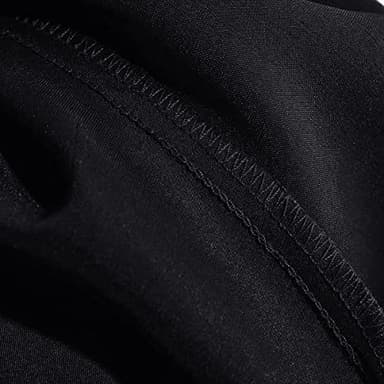 Women's Satin High Waist Hidden Elasticized Waistband Flared Casual A Line Midi Skirt (Black, Small) - Image 8