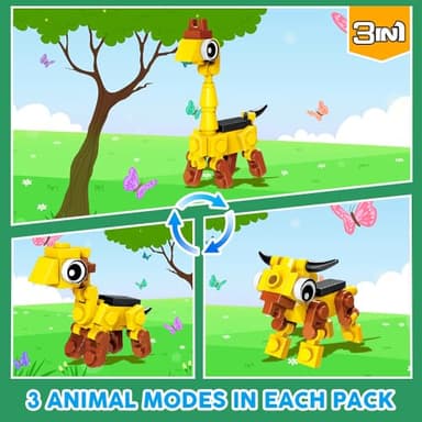INSOON 30 Pack Party Favors for Kids, 750 PCS Animals Building Block Toy for Goodie Bag Stuffers, Classroom Student Prizes Easter Gift Children's Day Birthday for Kids Boys Girls Ages 6-12+ - Image 6