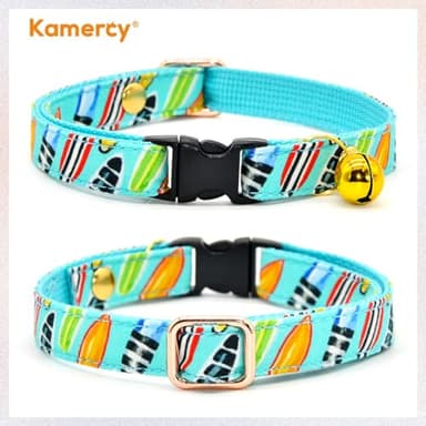 Paddleboard Cat Collar, Safety Breakaway Kitten Collar, XXS (6" - 10") - Image 4