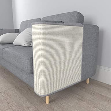 Cat Scratcher Couch- Natural Sisal Furniture Protection from Cats - Corner cat Scratcher for Couch,Chair,Sofa - Easy Installation - Image 6