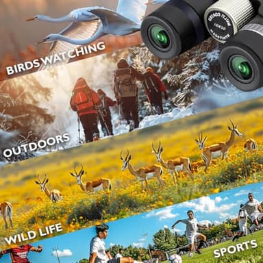 Wipecy 18x50 HD Binoculars for Adults - High Powered, Waterproof, Tripod Compatible - Perfect for Bird Watching, Hunting, Travel - Image 5
