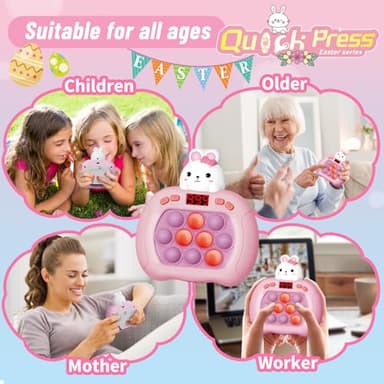 Pop Game - Light Up Fidget Toy for Kids & Adults, Quick Push Fast Push Sensory Toys for Kids 5-7 & 8-12, Handheld Relaxing Stress Relief Game for Autism, ADHD - Fun Fidget Toys for Adults & Children - Image 6
