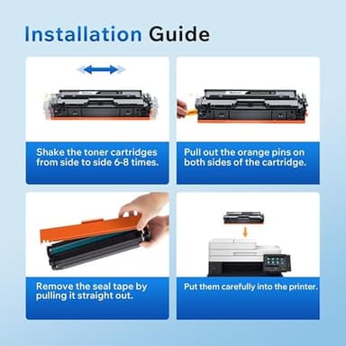 Valuetoner 202X Compatible for HP 202X Toner Cartridges 202A CF500X CF500A use with Laserjet Pro MFP M281fdw M254dw M281cdw M281fdn M281dw M280nw M254 M281 Series (Black Cyan Yellow Magenta, 4-Pack) - Image 7