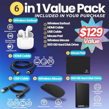 Lenovo IdeaPad Laptop 2025 Business Computer, 15.6" FHD Touchscreen, 24GB RAM, 1.5TB Storage (1TB SSD +500GB Ext), 10-Core Intel Core i5, Long Battery, HubxcelAccessory Win 11 Pro Lifetime Office 2024 - Image 3