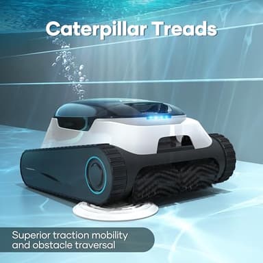 AIPER Scuba N1 Cordless Robotic Pool Cleaner, Wall & Waterline & Floor Cleaning, Smart Navigation, Superior Mobility, Four Cleaning Modes for Inground Pools up to 1600 sq.ft (Renewed) - Image 9