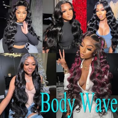 Nollipopco 30inch 13x6 Body Wave Lace Front Wigs Human Hair 200 Density HD Lace Frontal Wigs Pre Plucked with Baby Hair 12A Glueless Frontal Wigs for Black Women - Image 6