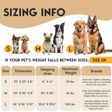 PetJett Calming Dog Beds Large Sized Dog - 36'' Round Bed, Anti-Slip & Washable Super Soft Donut Bed, Fluffy Faux Fur Anti-Anxiety Premium Comfort Pet Bed, Fits Dogs up to 100 lbs - Dark Grey - Image 5